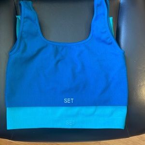 two set active box cut bras bundle